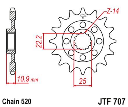 Звезда JTF707.17