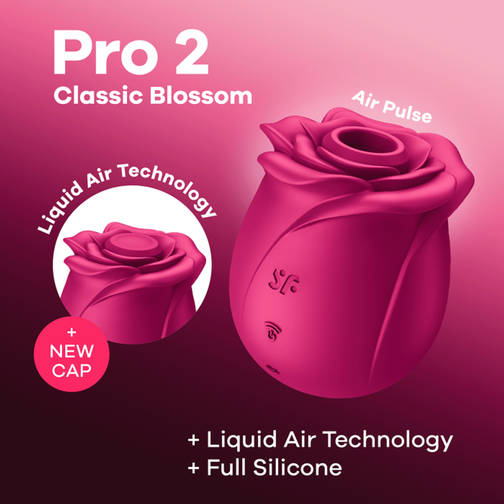 Вакуумный стимулятор клитора Satisfyer Pro 2 Classic Blossom