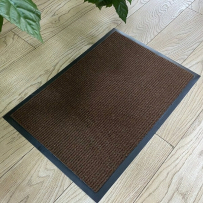 Коврик придверный влаговпитывающий "КОМФОРТ" 40*60 см. коричневый