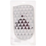 Мочалка - варежка с нейлоном «Premium - Paradise», цвет серый, 22*14см (ZIP пакет)