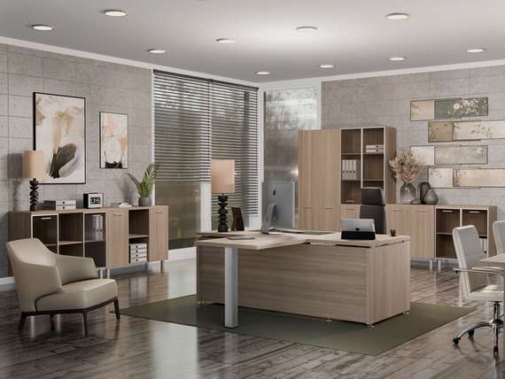 Стол руководителя Президент-Про ПР103 2000х800х750