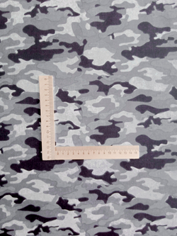 Ткань бязь плательная, рис. "Камуфляж", ширина 150 см, арт. 009