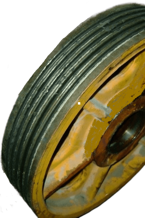 Канатоведущий шкив D=600 мм, 5 лунок, диаметр троса 12 мм (600x5x12) посадка на конус, лебедка Н309 Sigma