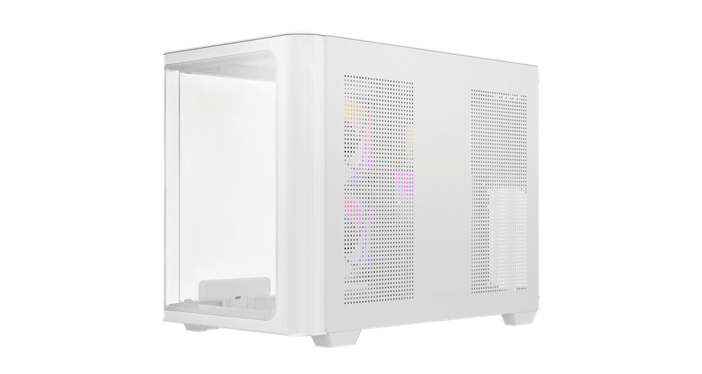 Корпус Ocypus Iota C50 WH Curve ARGB Digital mATX/ITX 2xUSB Type-C Белый Iota-C50-WHD300CD-GL