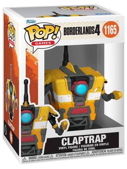 Фигурка Funko POP! Games Borderlands 4 Claptrap (1165) 88277 / Фигурка Фанко ПОП! по мотивам игры "Borderlands 4", Железяка