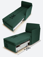 Кресло-кровать "Миник" с левым подлокотником, под левую руку