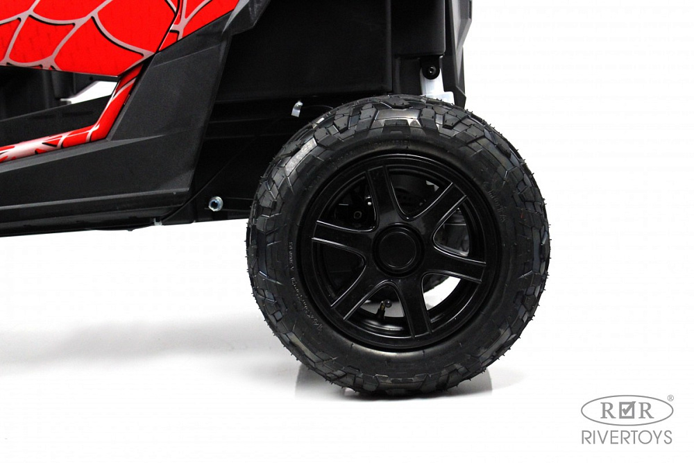 Детский электромобиль RiverToys M222MM красный