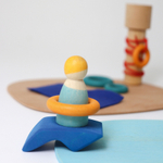 Деревянный сюжетный игровой набор "У воды"