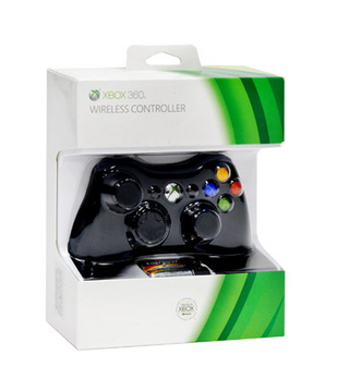 Беспроводной Геймпад/Джойстик для XBOX 360, черный