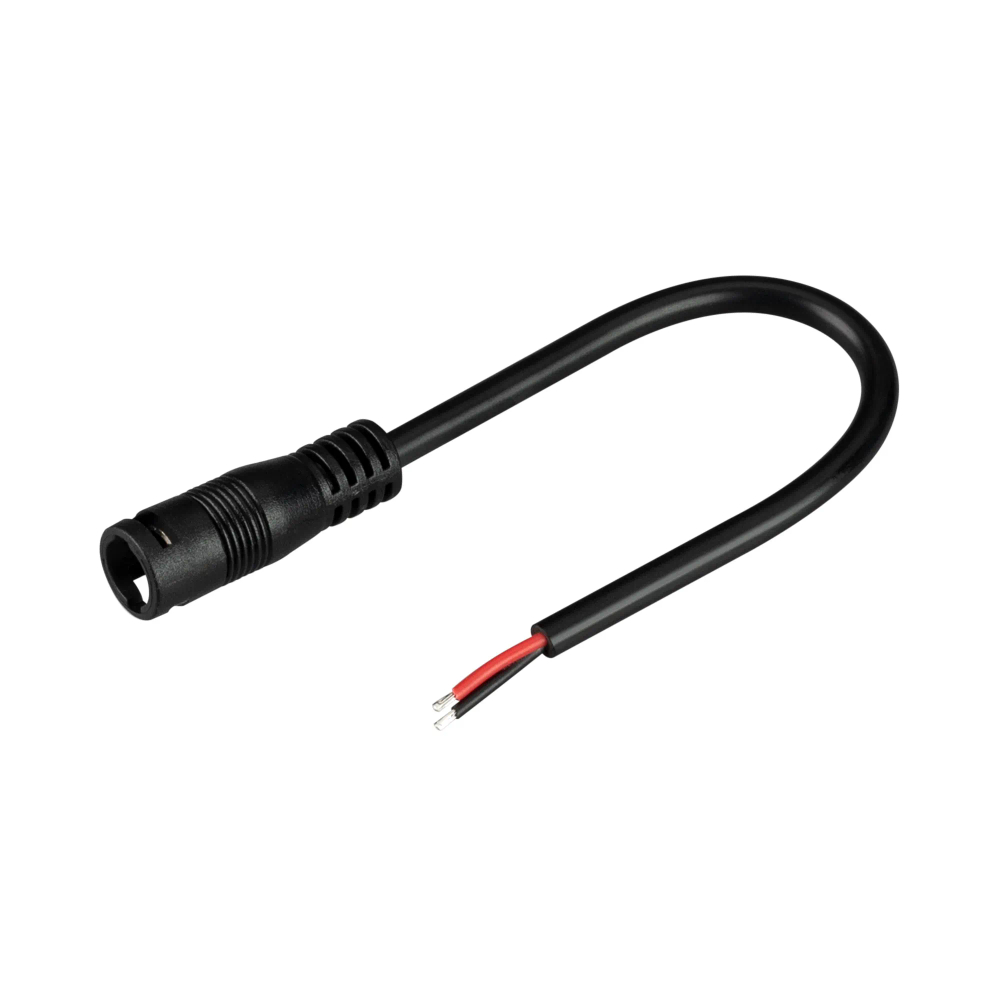 Коннектор выводной DC-MONO-2PIN-L150-F (JACK 5.5, LOCK) (Arlight, -) 032854