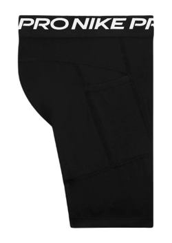 Шорты для мальчика теннисные Nike Pro Dri-Fit Older Kids Shorts - black/white