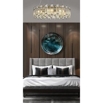 Подвесная хрустальная люстра 8*Е14 3512/17 LM-8 латунь Romilda Divinare