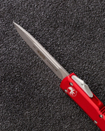 Автоматический складной нож Microtech Ultratech S/E Standart Stonewash VG-10 121-10RD (красный)