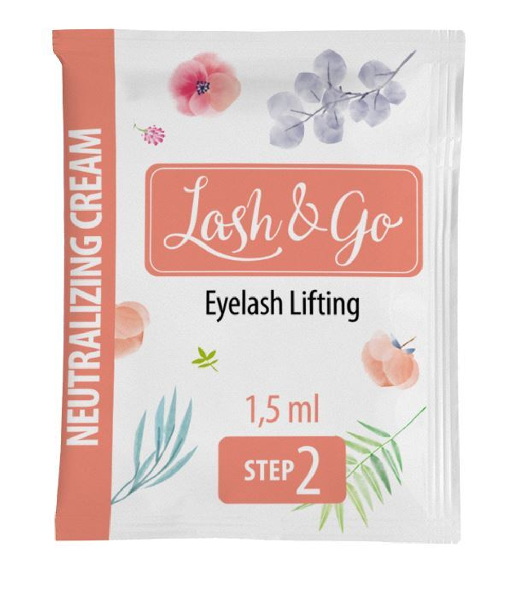 Состав для ламинирования Lash&Go №2 "Neutralizing Cream", саше, 1,5 мл