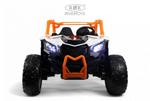 Детский электромобиль RiverToys X707XX WHITE-ORANGE/бело-оранжевый