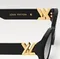 Солнцезащитные очки Louis Vuitton Twist Cat Eye, чёрный