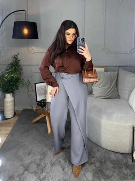 Брюки с запахом УК-3286 Fabrika Фото 2