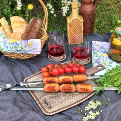 Доска разделочная с ручкой 25х36см ComposeEat Fashion дуб мореный