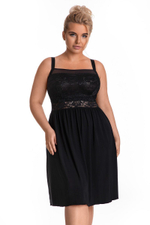 Сорочка Tjami с кружевным лифом (Размер: 5X) (Цвет: черный)