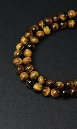 Четки "Memo about Power" из тигрового глаза