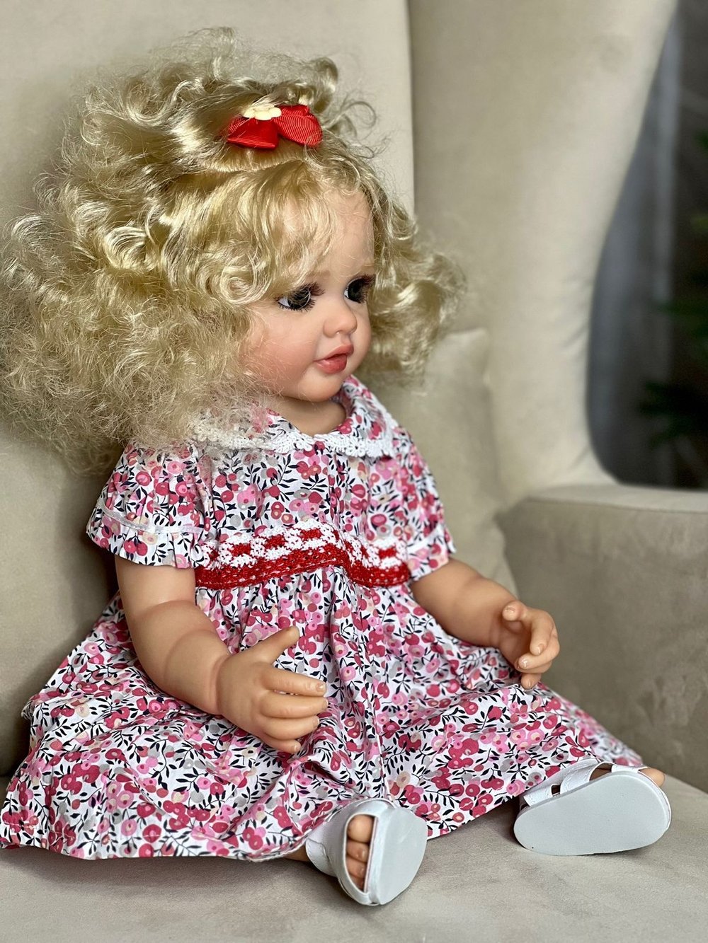 Кукла Реборн виниловая 55см в пакете (FA-169)