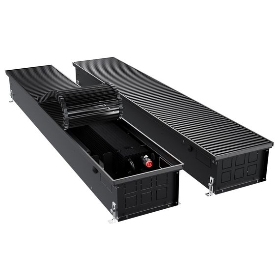 Конвектор внутрипольный Royal Thermo ATRIUM TURBO-150/250/2700-DG-U-BL