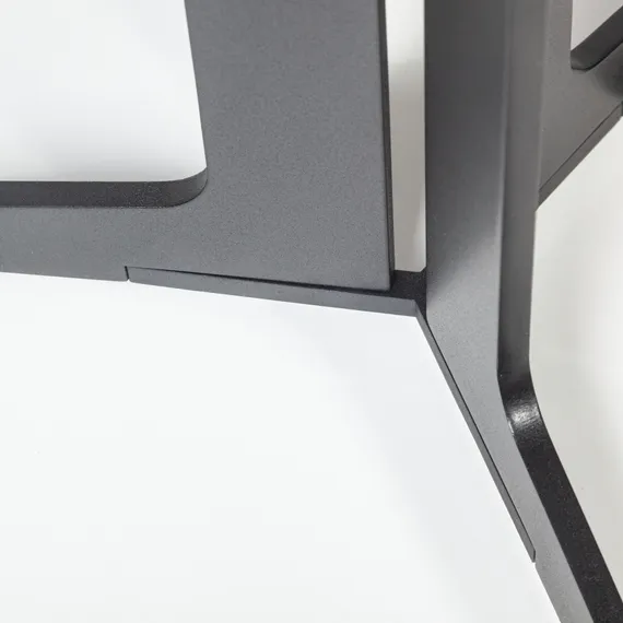 Барный стол Slot Ø65х96 см, орех, ножка черный металл