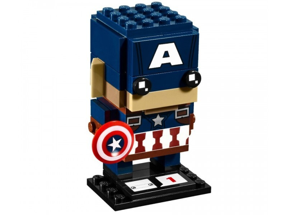 LEGO BrickHeadz: Капитан Америка 41589 — Captain America — Лего БрикХедз