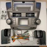 Магнитола для Toyota Highlander 2 (U40) 2007-2013 - Kuberg монитор 12.3" в стиле MERCEDES на Android 13, Быстрая, CarPlay, 4G SIM-слот