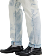 Джинсы Levis 501 Levi's Original Fit LIGHT INDIGO - WORN IN бело-голубые