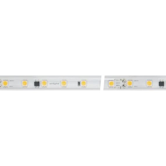 Светодиодная влагозащищенная лента Arlight 8W/m 54LED/m 5060SMD холодный белый 10M 029403(2)