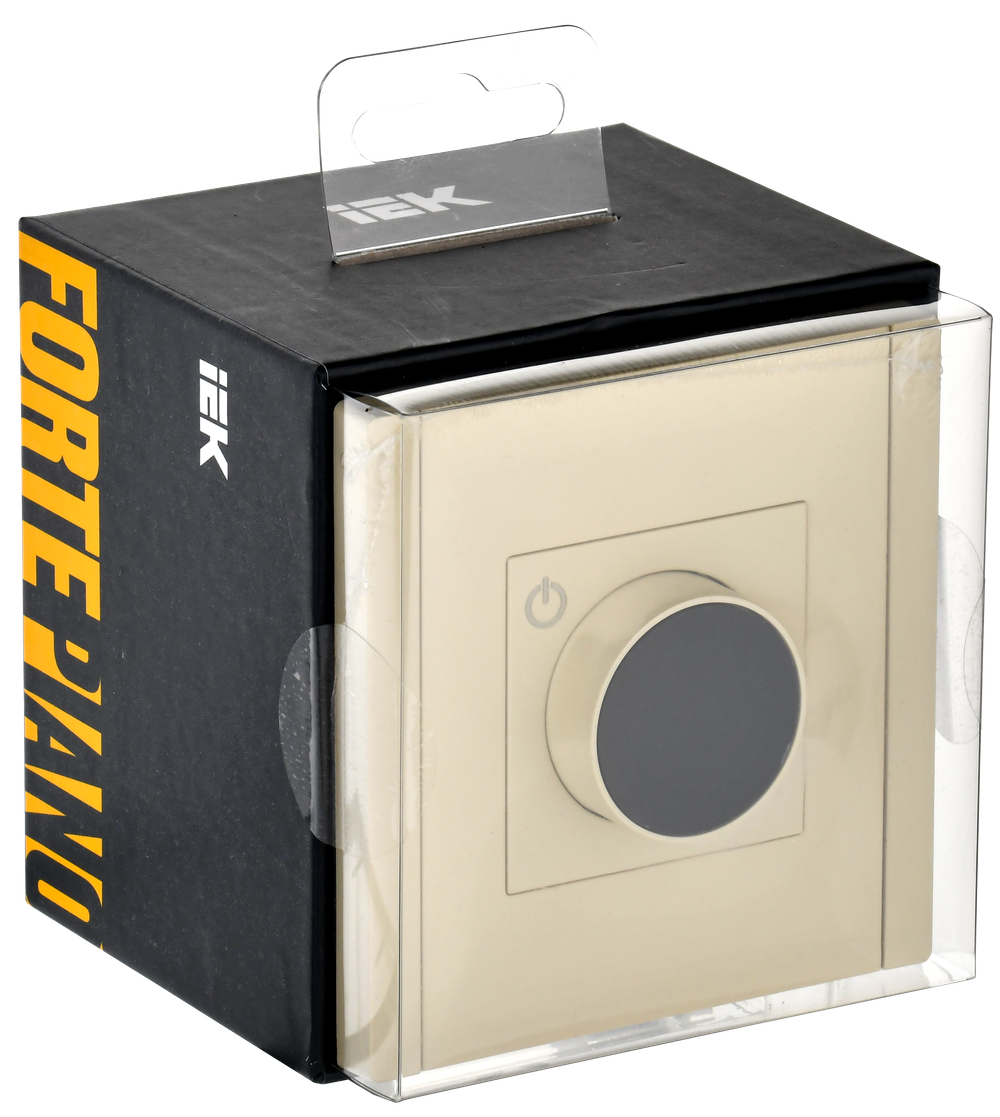 FORTE&PIANO Термостат электронный с индикацией FP452 ваниль IEK
