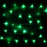 Гирлянда для дома 2,5м 24 лампы LED прозрач.пров.,8 реж, IP-20, Зелёный
