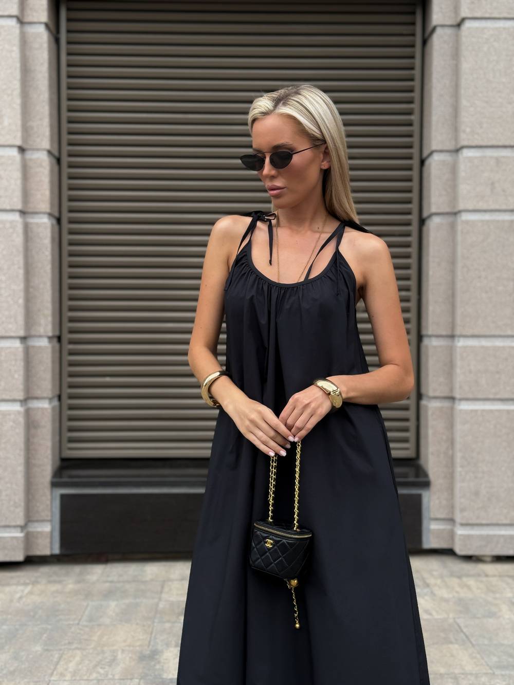 Сарафан в длине макси из хлопка