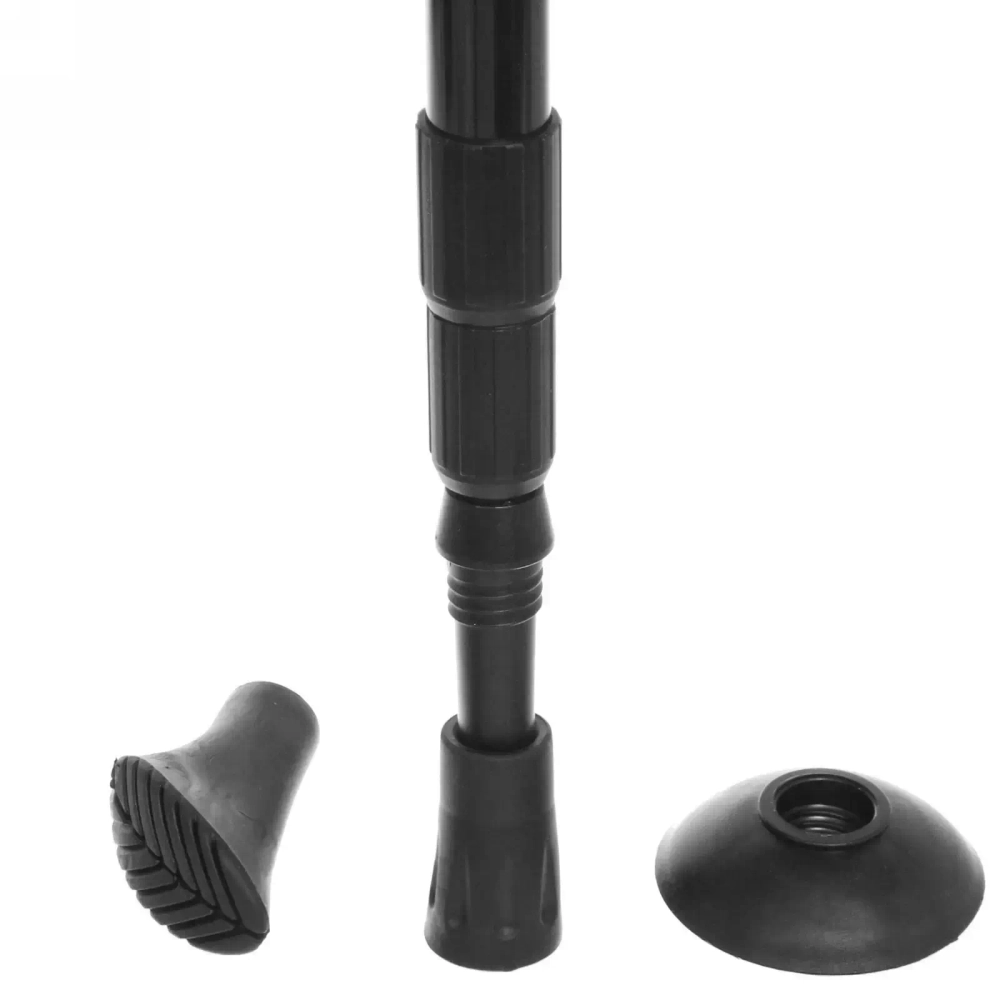 Палка телескопическая для ходьбы Energia E-102T, до 135 см, 1 шт, черный