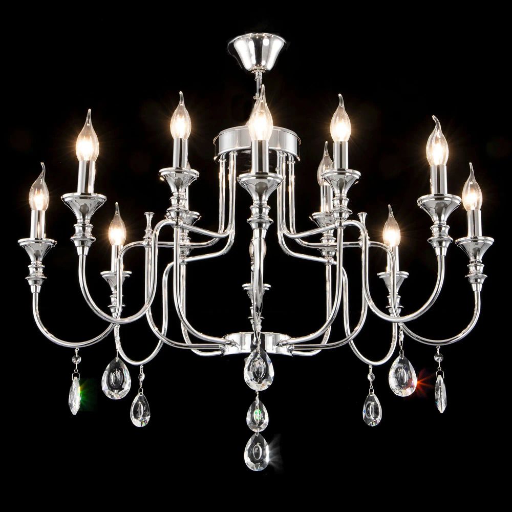 Citilux Рига CL437221 Люстра подвесная Хром