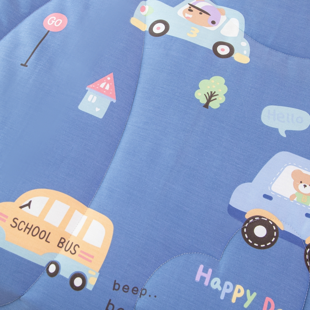 Постельное белье детское 160x80 Young на резинке, комплект с одеялом 100% хлопок OBKR023