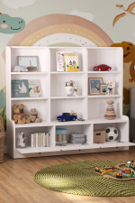 Шкаф для игрушек DEMET - белый