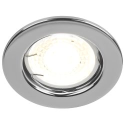 ST1 CH Светильник ЭРА штампованный MR16,12V/220V, 50W хром