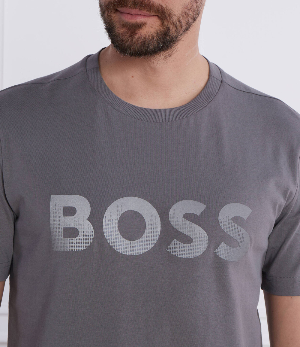 Футболка Tee Mirror 1 BOSS GREEN - серый(50506363)