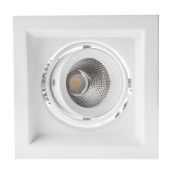 Светильник светодиодный встраиваемый Даунлайт ЭРА SKD-11-36-40K-W09 9Вт 4000К 1080Лм 130х130х100мм 5 лет гарантии