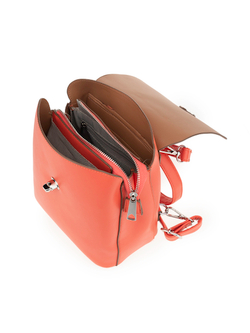 27653/62 Сумка - рюкзак жен., иск. кожа