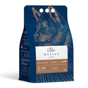 Сухой корм Blue native для собак средних и крупных пород, говядина