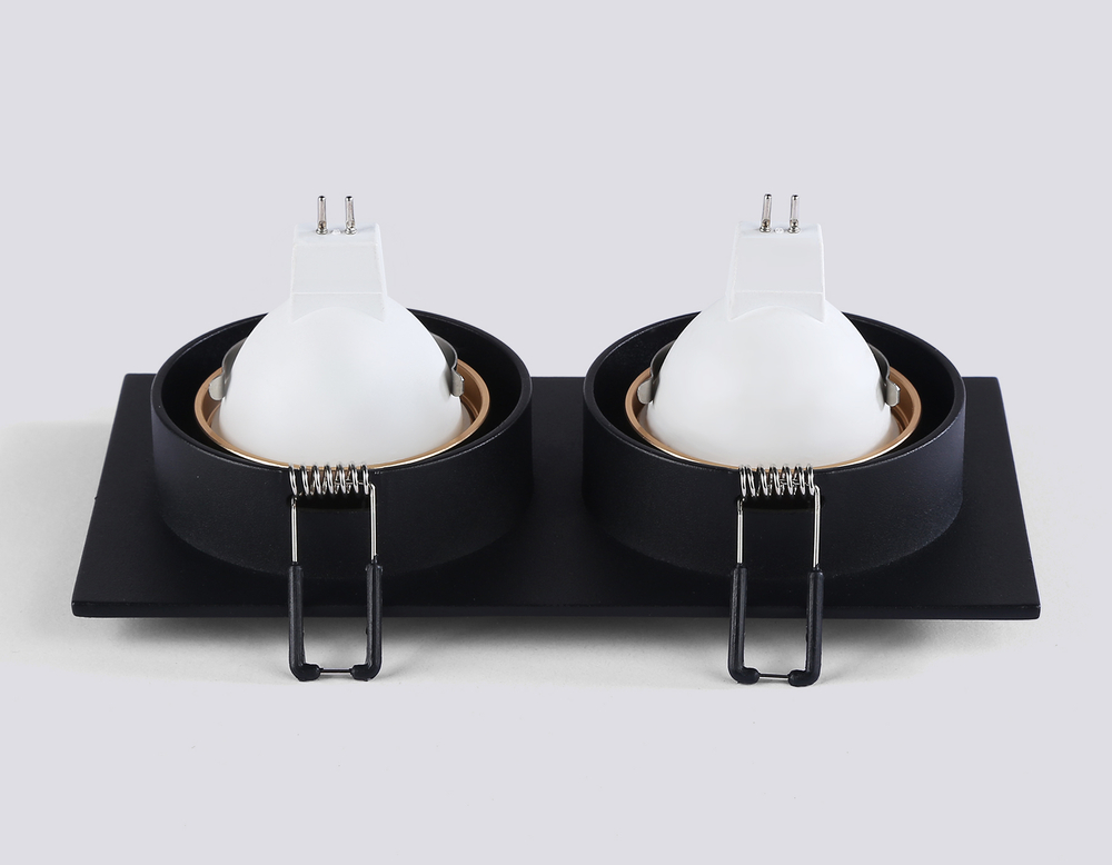 TN102735/2 BK/GD черный/золото GU5.3 175*92*23