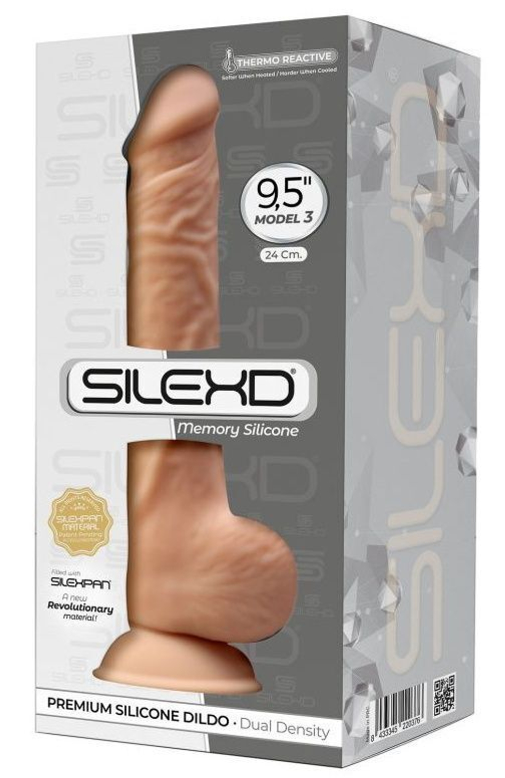 Телесный фаллоимитатор-реалистик на присоске Model 3 9.5’’ - 24,1 см. (Цвет: телесный)