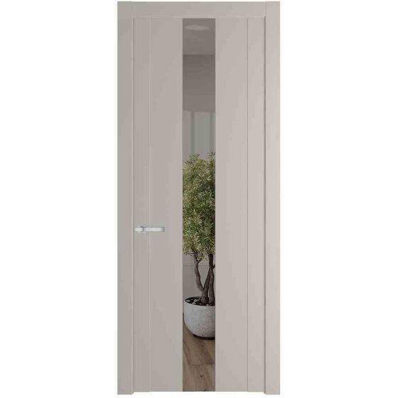 Межкомнатная дверь эмаль Profil Doors 1.9P сэнд зеркало