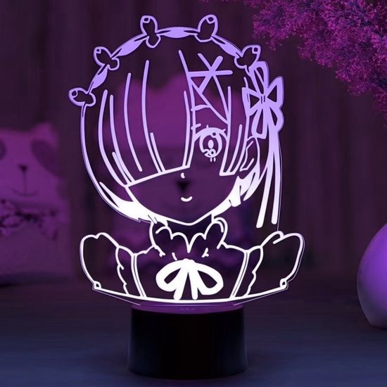 3D лампа Re: Zero — жизнь с нуля в другом мире. Рем
