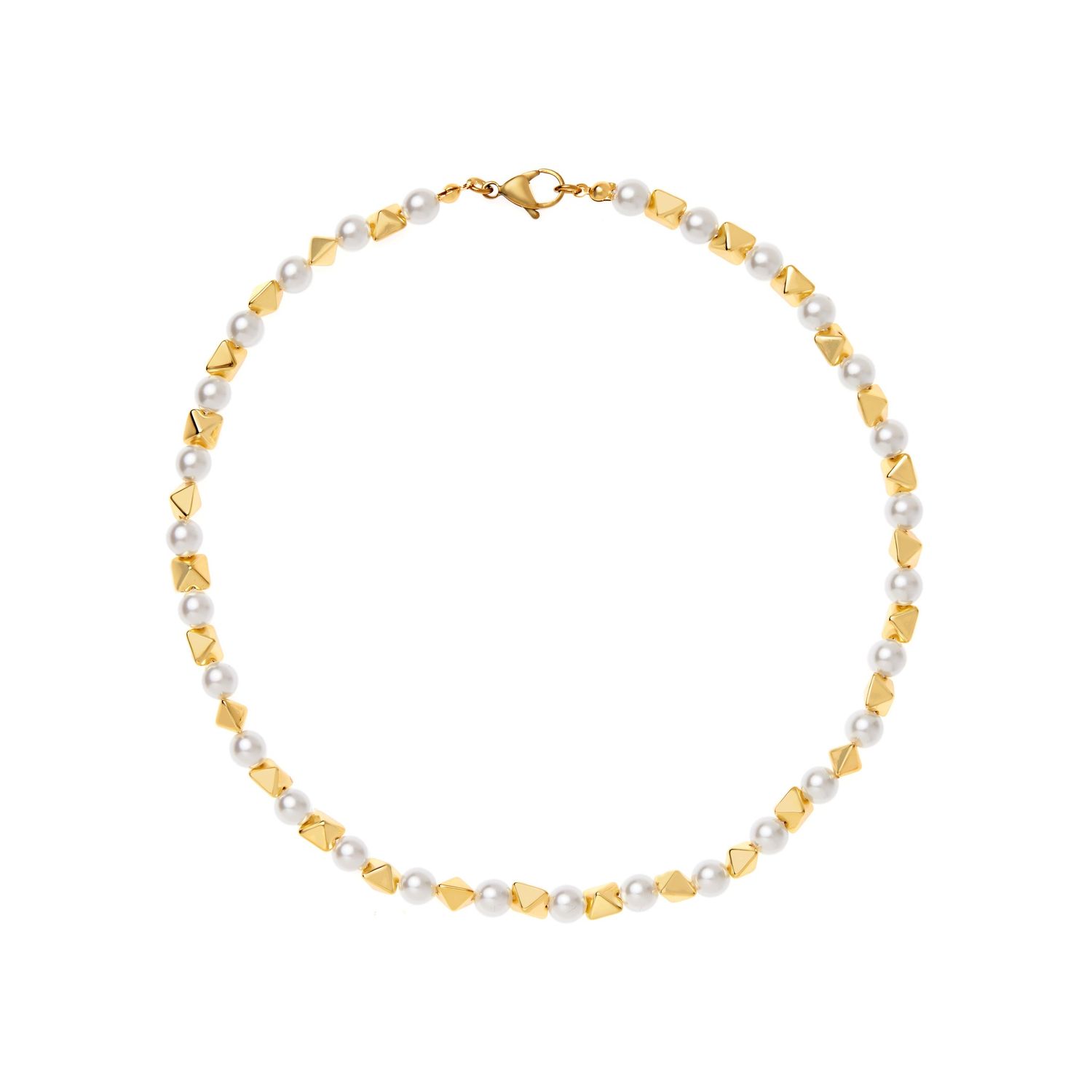 Колье Pearly Facet Necklace