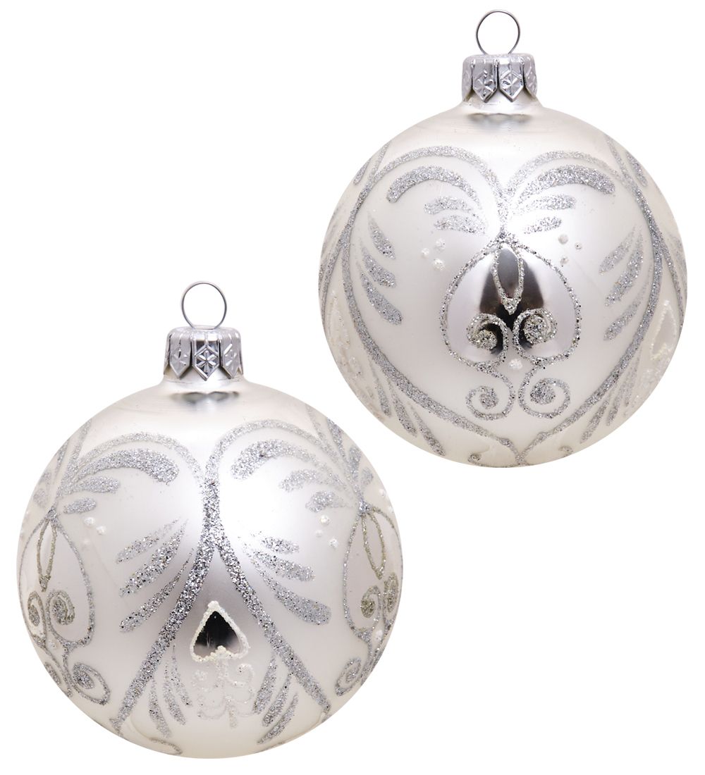 Элита НФШ-1209/4 Набор ел.украшений Шар 2шт «Очарование» 80 мм