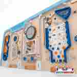 Детская интерактивная стена «Технолаб», с механическими маршрутами